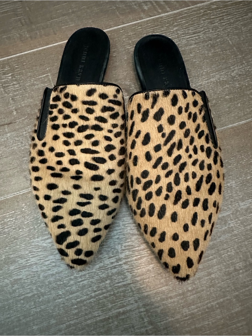 Jenni Kayne Pony Hair Mules Size 38 (8)